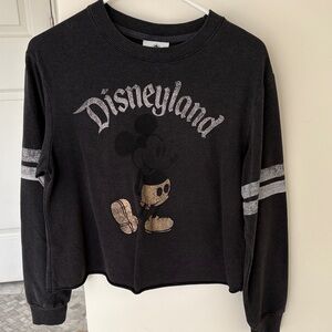 Disney Black and Gray Sweatshirt